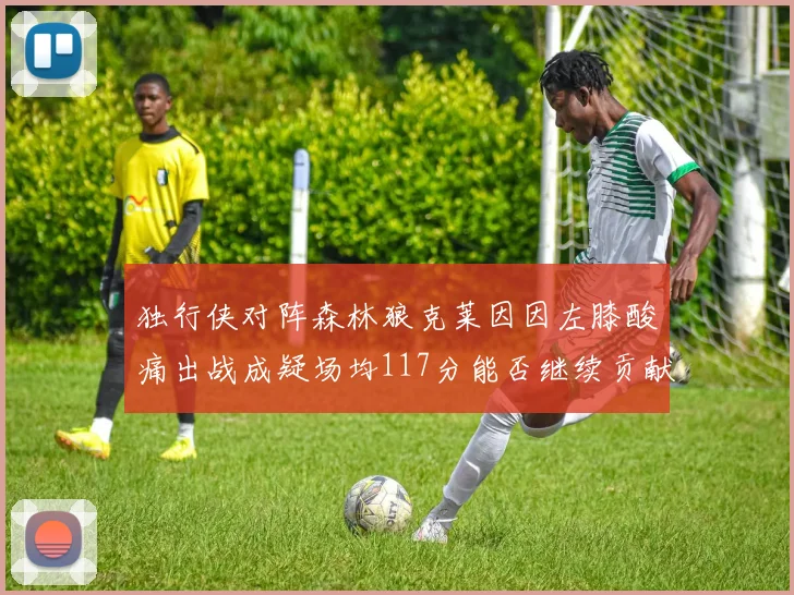 独行侠对阵森林狼克莱因因左膝酸痛出战成疑场均117分能否继续贡献