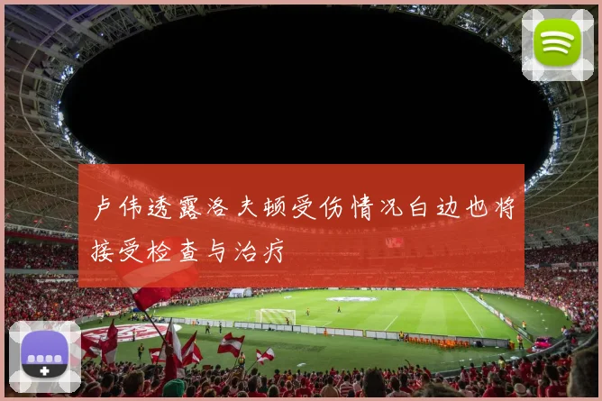 卢伟透露洛夫顿受伤情况白边也将接受检查与治疗